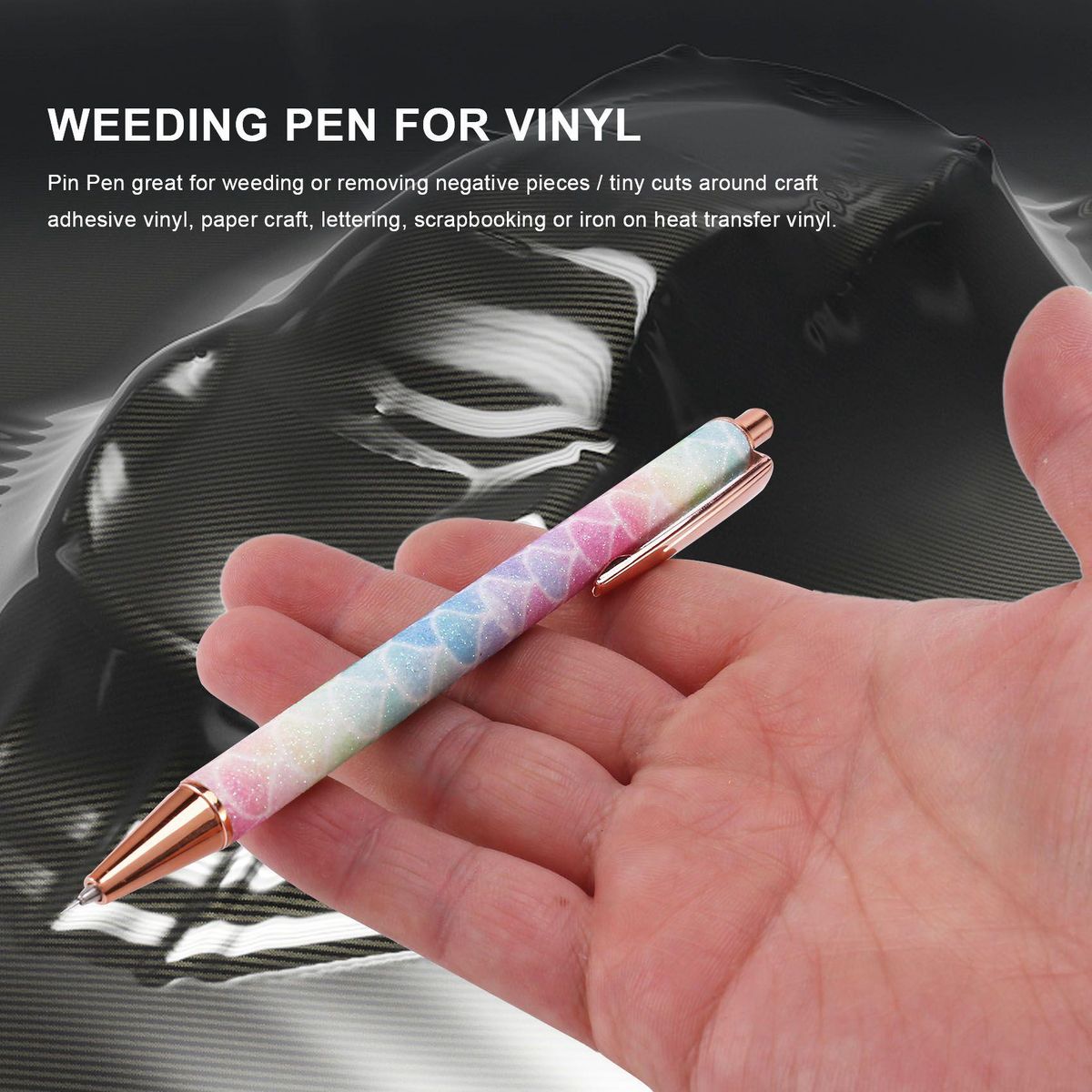 Air Release Pen Tool Pin Pen Craft Vinyl Air Release Weeding Tools for Squeegee Out Bubble HTV Craft Vinyl with Refills
