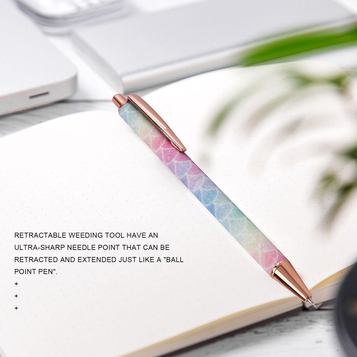 Air Release Pen Tool Pin Pen Craft Vinyl Air Release Weeding Tools for Squeegee Out Bubble HTV Craft Vinyl with Refills