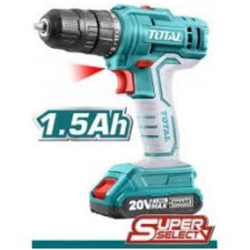 Cordless Impact Drill Set (with 2 X 20V Lithium-Ion Batteries And Fast Charger)