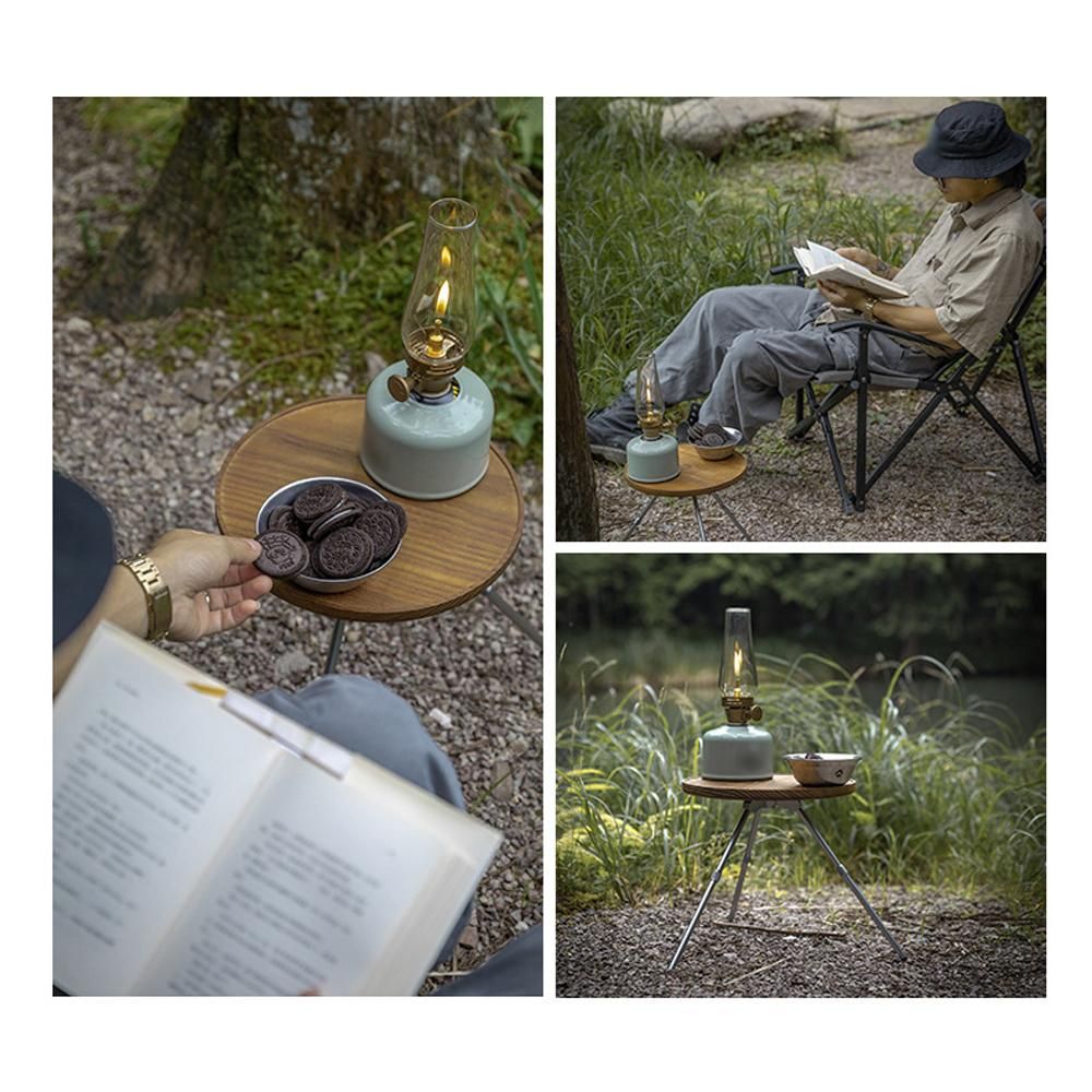 CAMPINGMOON Outdoor Camping Pincnic Fishing Storage Board Wood Table Board Multifunctional Black Walnut Desktop