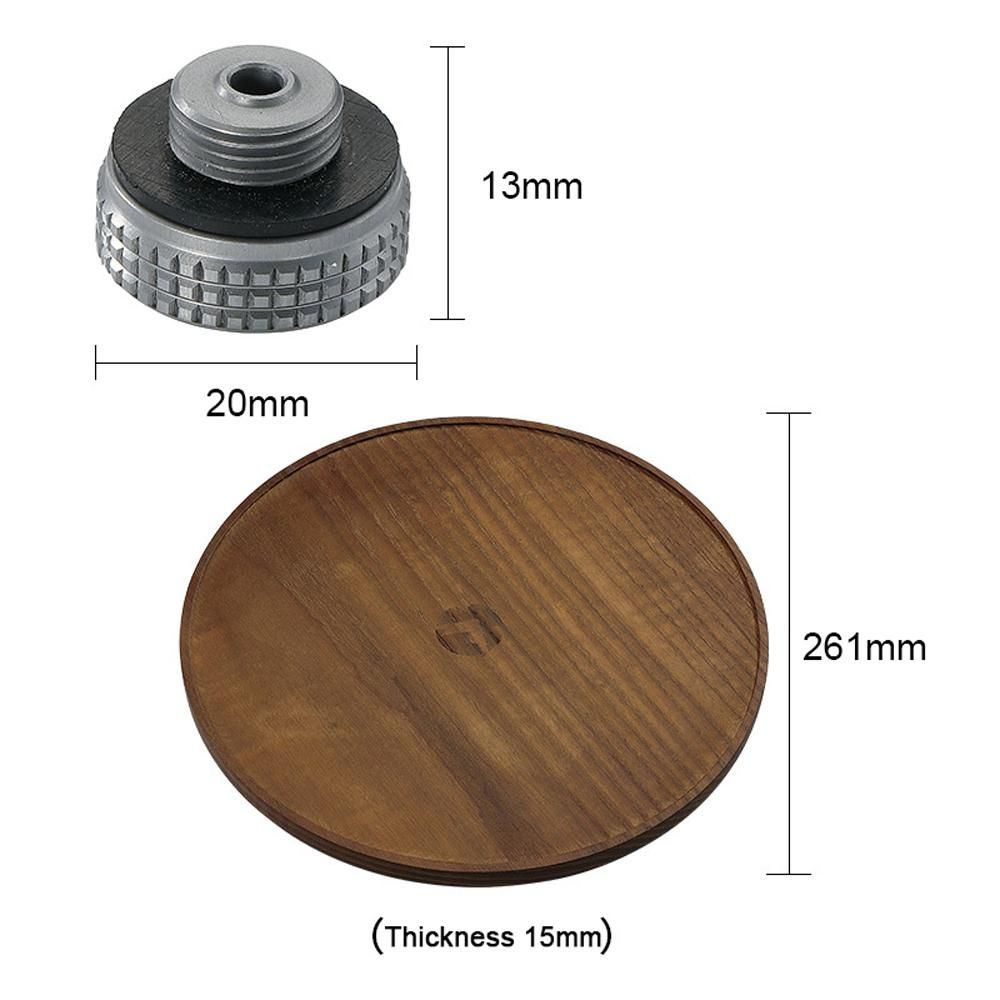 CAMPINGMOON Outdoor Camping Pincnic Fishing Storage Board Wood Table Board Multifunctional Black Walnut Desktop