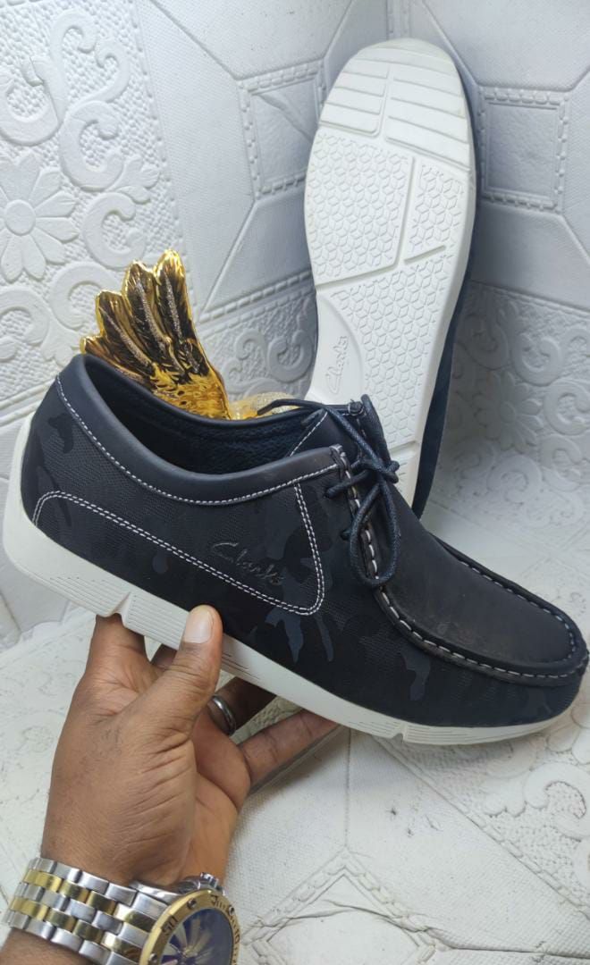 Men Trendy Lace-up Shoe Black