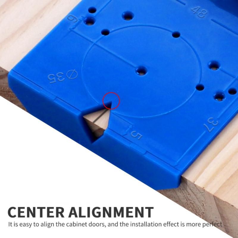 Hinge Opening Positioning Ruler Hinge Hole Drilling Guide Locator Hinge Drilling Jig Drill Bits Door Hole Opener Cabinet Tool