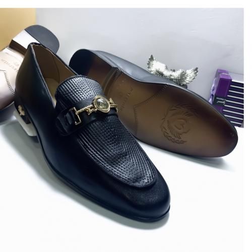 Men Corporate Shoes - Office Shoe - Leather - Black