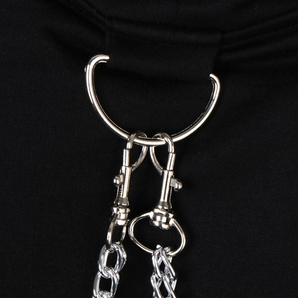 Women's Etal Chain Long Sleeve Pullover Hoodie Hooded Sweatshirt M