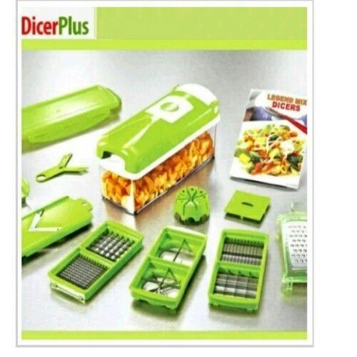 Nicer Dicer Plus 12-Piece Multifunctional Fruit/Vegetable Chopper