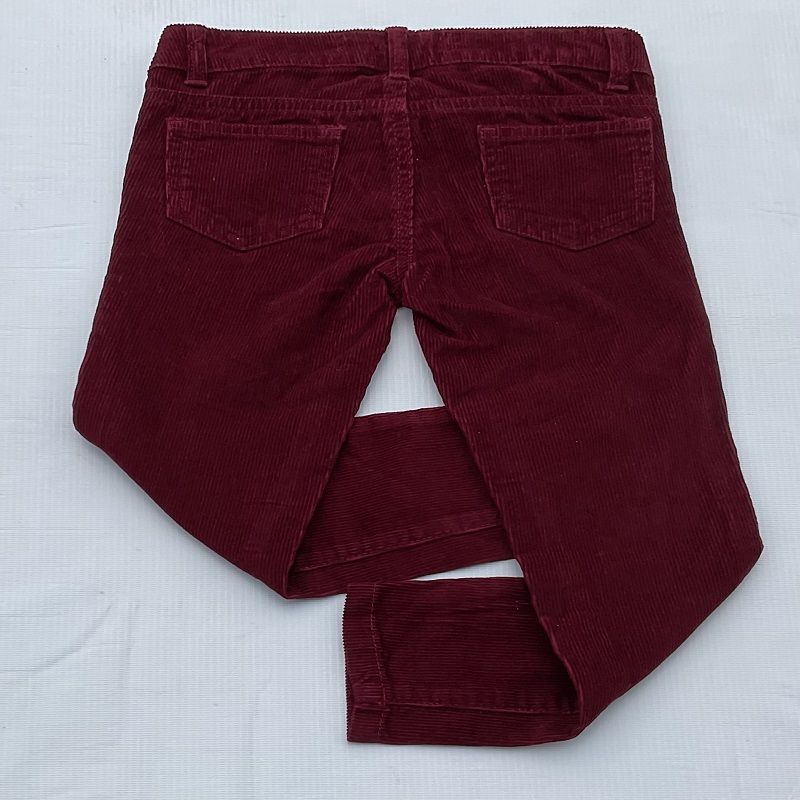 Skinny Corduroy Jean -Burgundy