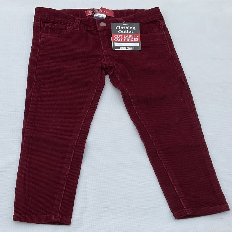Skinny Corduroy Jean -Burgundy