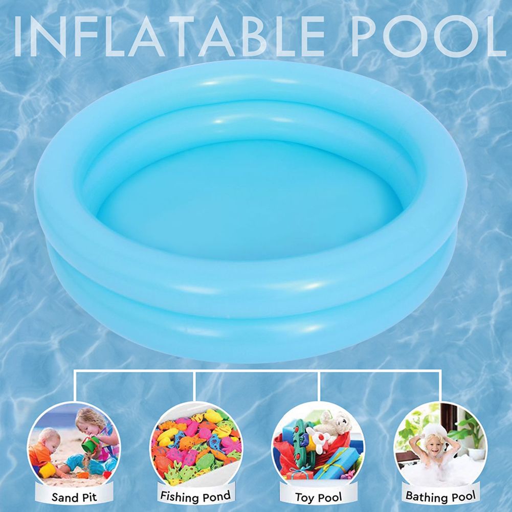 PVC Summer Baby Inflatable Swimming Pool Round Basin Kids