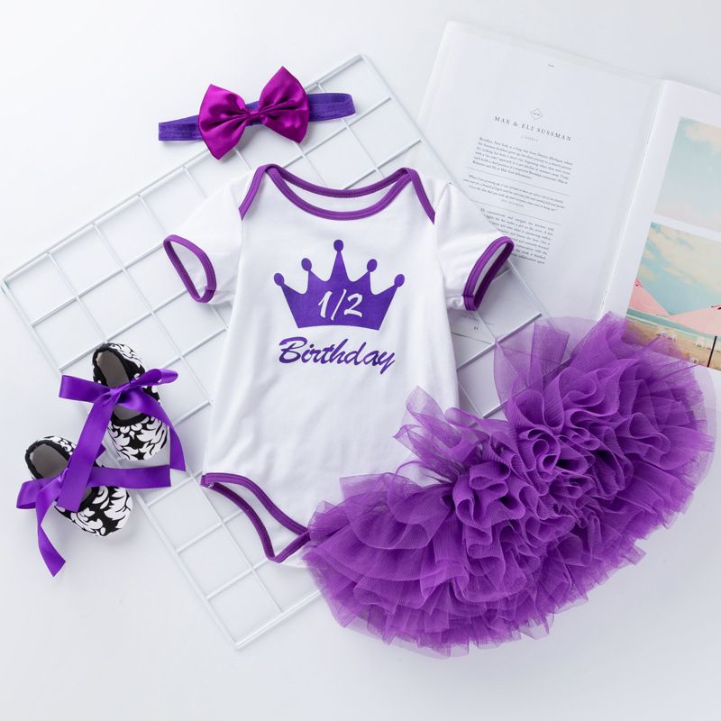 Baby Girl Half To One Year Tutu Outfit