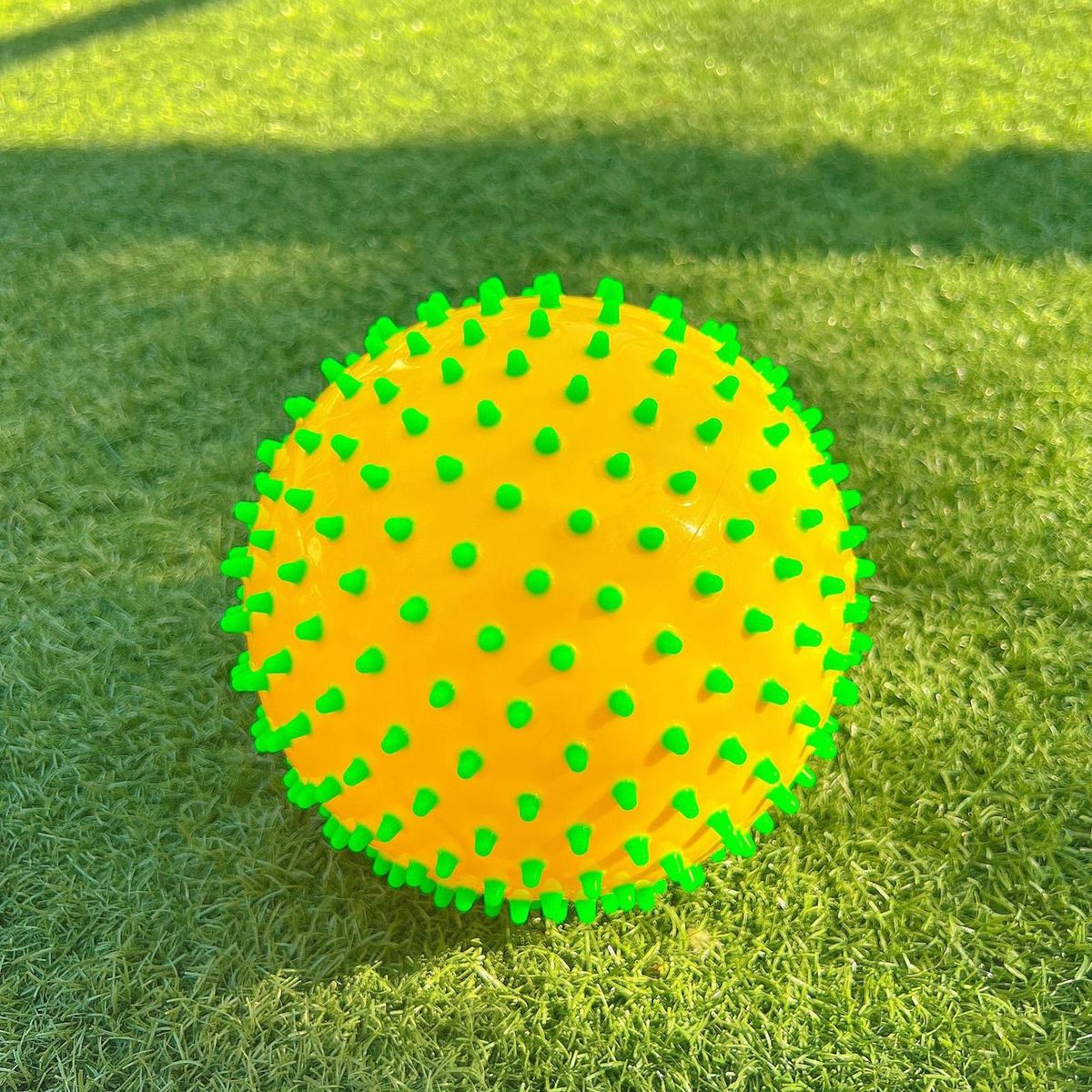 Sensory Ball Toy Baby Toddler Hand Finger Grip Training Touch Ball Toy Yellow