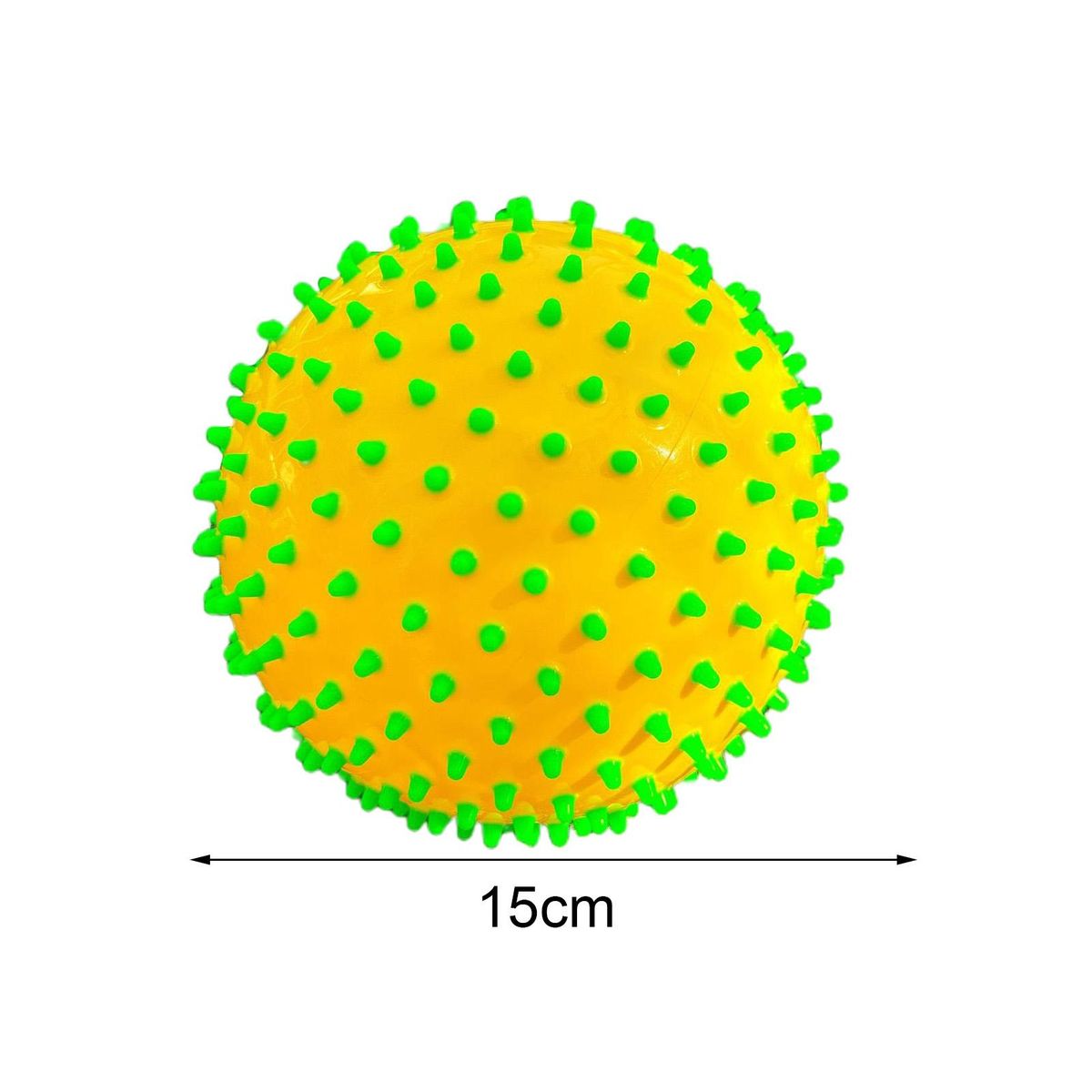 Sensory Ball Toy Baby Toddler Hand Finger Grip Training Touch Ball Toy Yellow