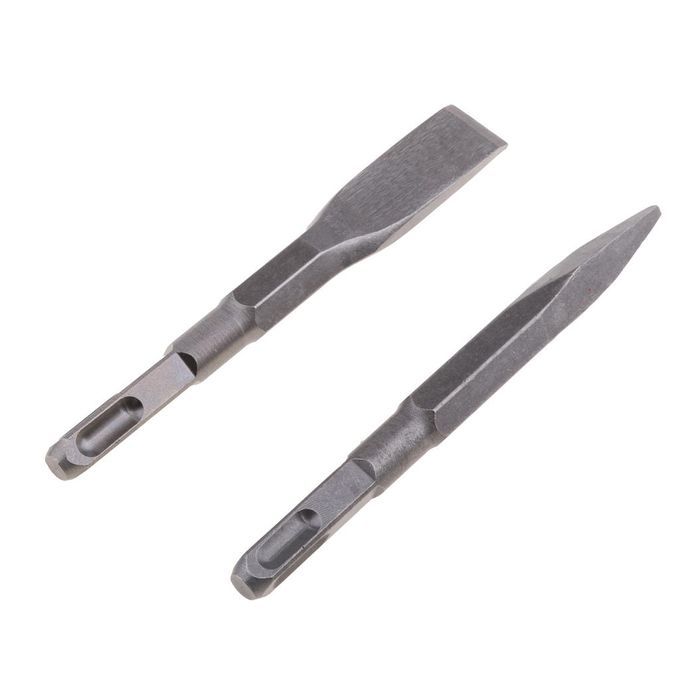 2pcs 14mm Square Shank Point  Flat  Rotary Electric Hammer Drill Bits
