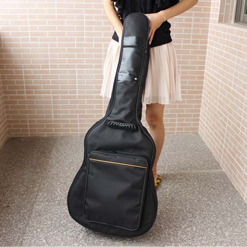 41 Inch Double Shoulder Acoustic Guitar Bag Electric Guitar Case Classical Folk Ukulele Guitar Cover