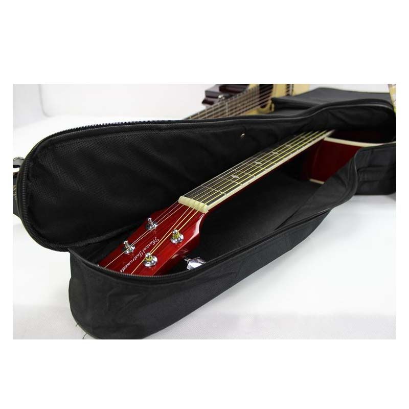 41 Inch Double Shoulder Acoustic Guitar Bag Electric Guitar Case Classical Folk Ukulele Guitar Cover