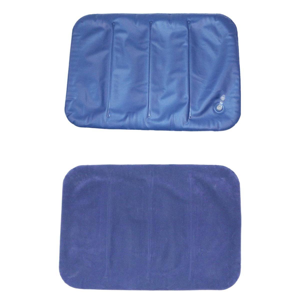 Outdoor Travel Portable Inflatable Pillow Soft Flocking Inflatable Pillow Aircraft Train Essential Portable Pillows Sweat Comfort