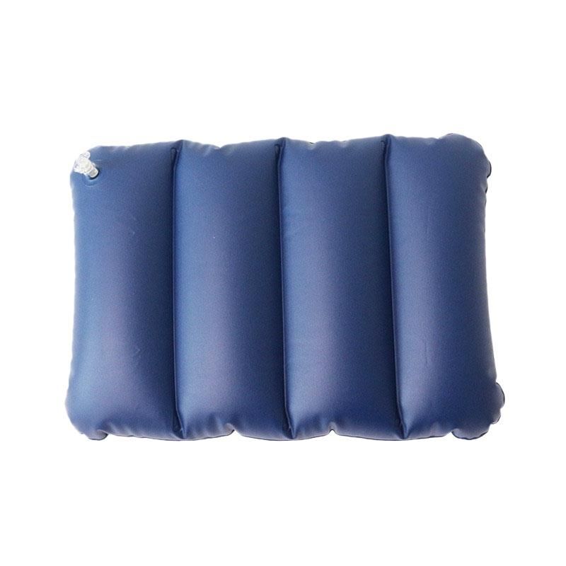 Outdoor Travel Portable Inflatable Pillow Soft Flocking Inflatable Pillow Aircraft Train Essential Portable Pillows Sweat Comfort