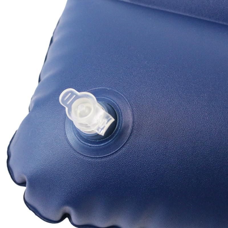 Outdoor Travel Portable Inflatable Pillow Soft Flocking Inflatable Pillow Aircraft Train Essential Portable Pillows Sweat Comfort