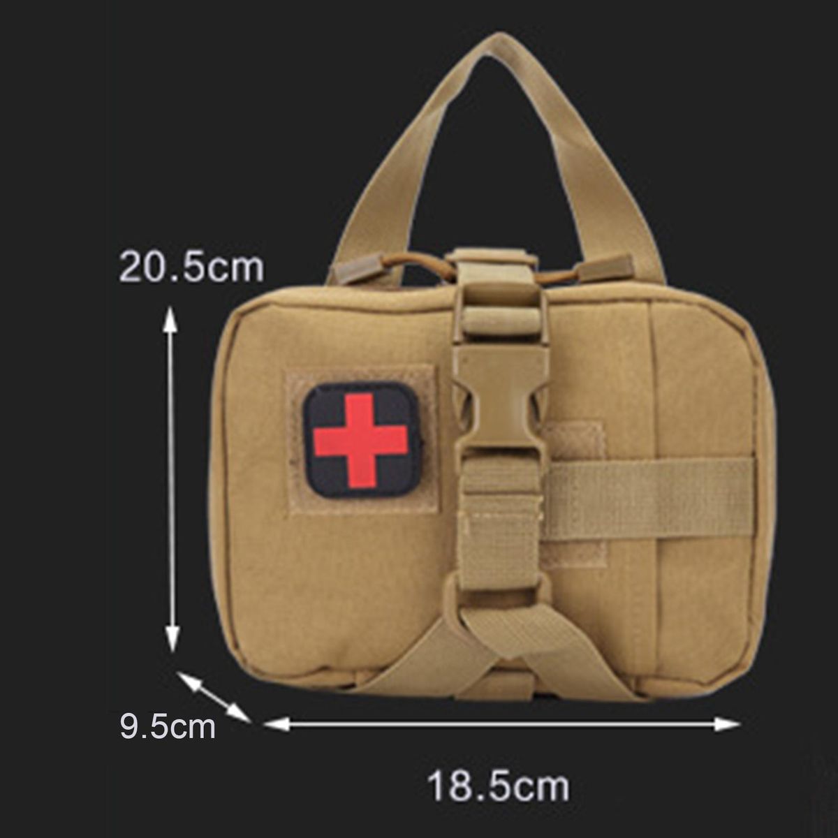Storage Bag Camping First Aid Pouch EMT Storage Bag Khaki