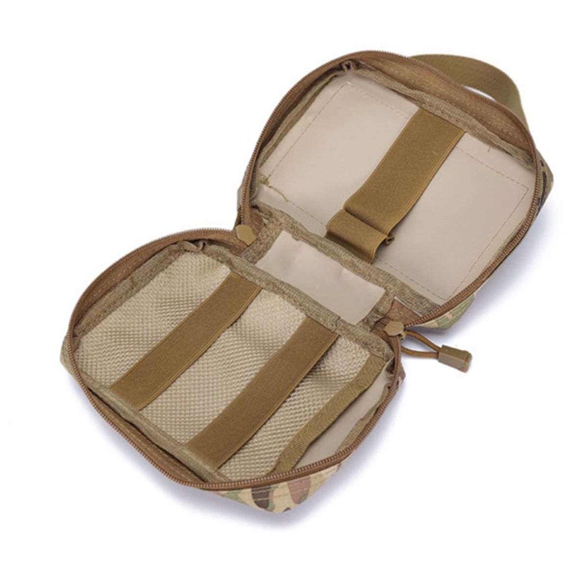 Storage Bag Camping First Aid Pouch EMT Storage Bag Khaki