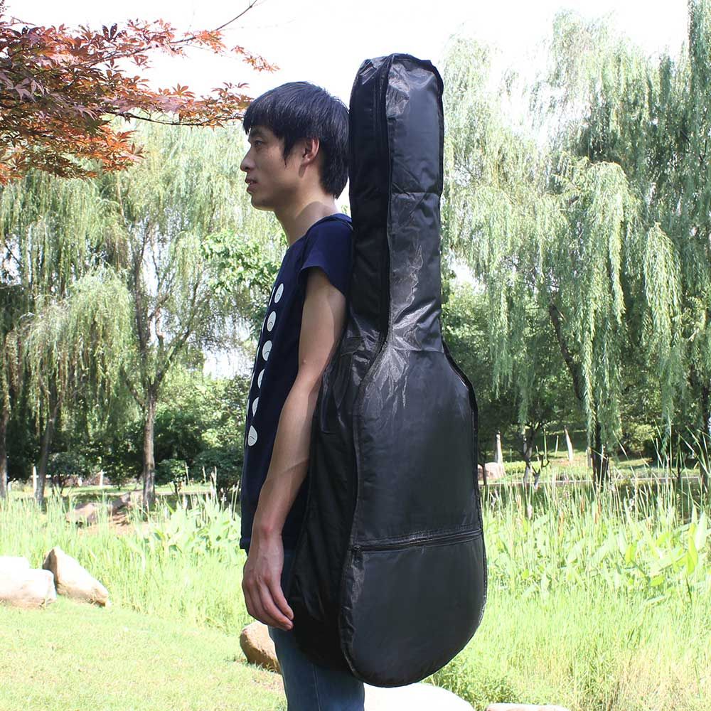 38" Guitar Oxford Cloth Shoulder Gig Bag Case With Pocket