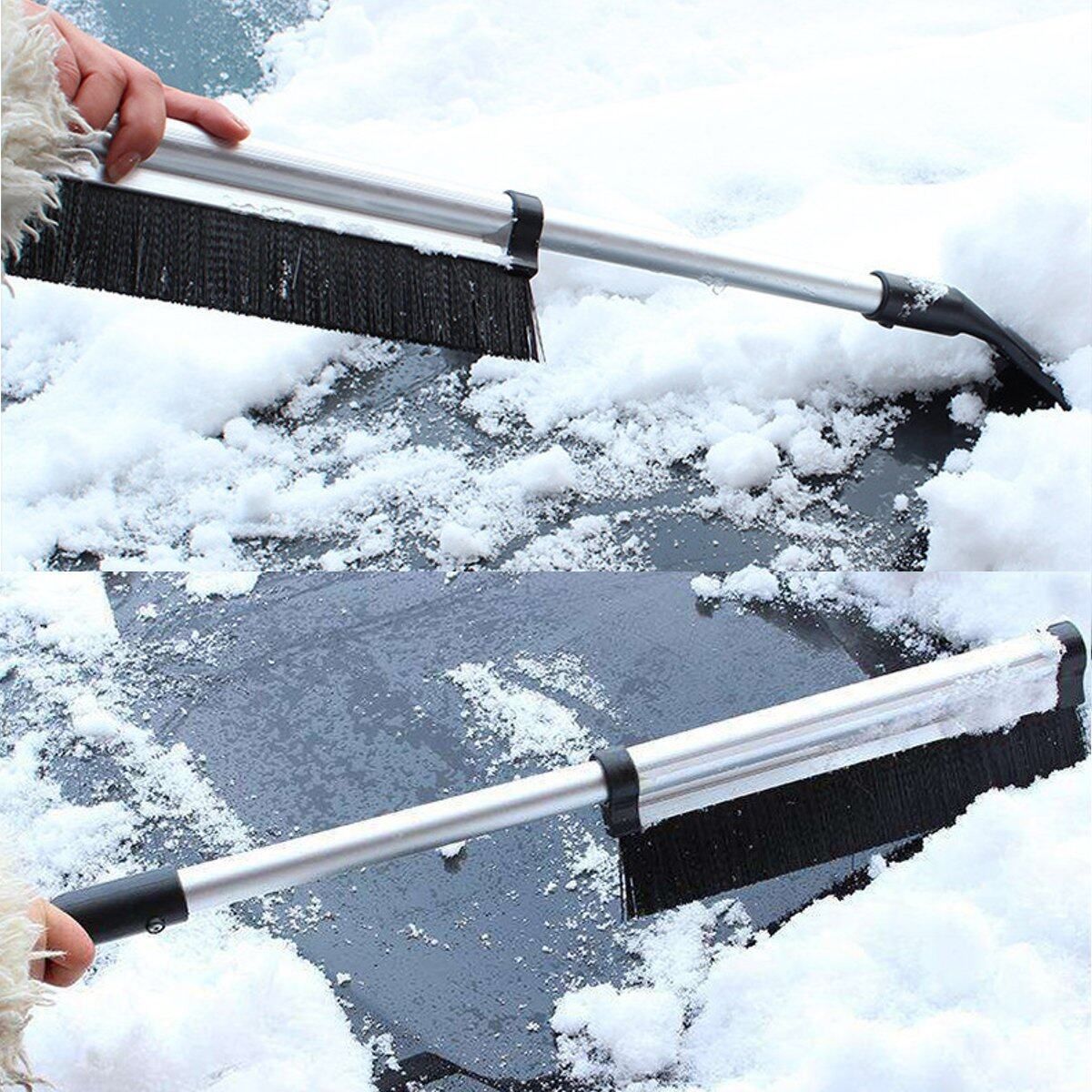 Extendable Car Ice Scraper Brush Winter Window Snow Removal Cleaning Shovel