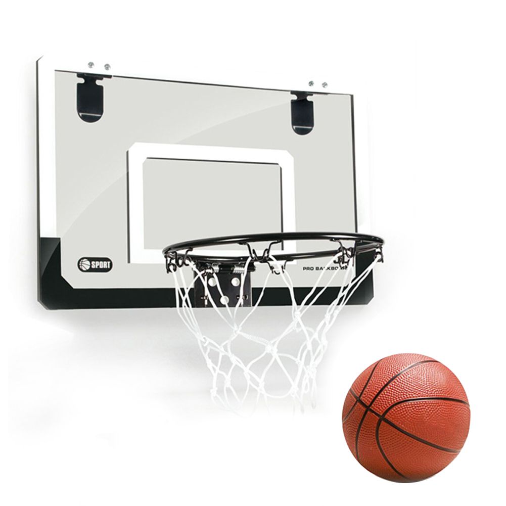 Kids Mini Basket Ball Board Toy Set Children Hanging Basketball Hoop Indoor Door Wall Mounted Shot Sport Trainer Toy Boy Gift