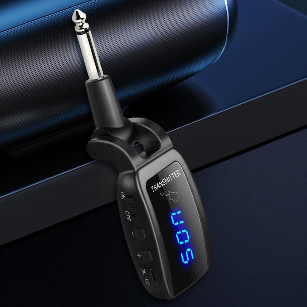 Wireless Guitar System Rechargeable Guitar Transmitter Receiver Set Electric Guitar Bass Pick Up