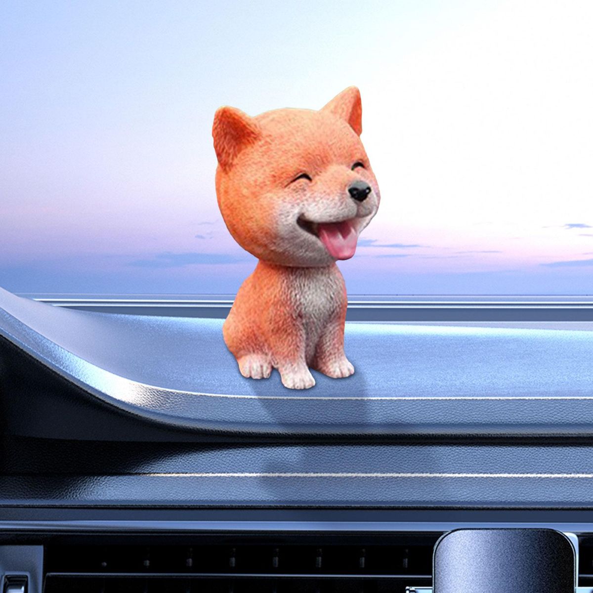 Dog Car Ornaments Office Ornament For Auto  A