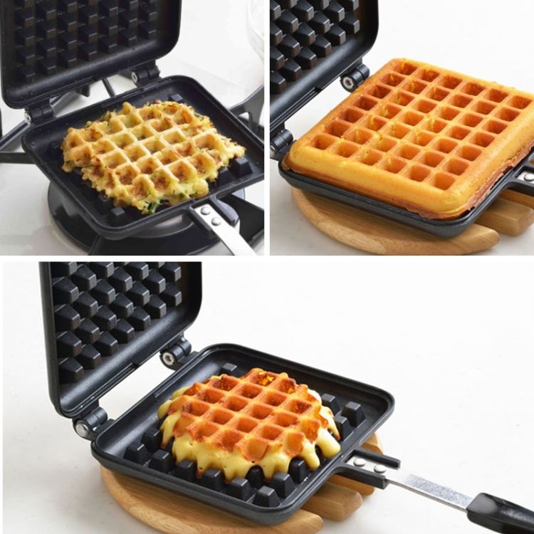 2 PCS Electric Non-Stick Waffles Mold