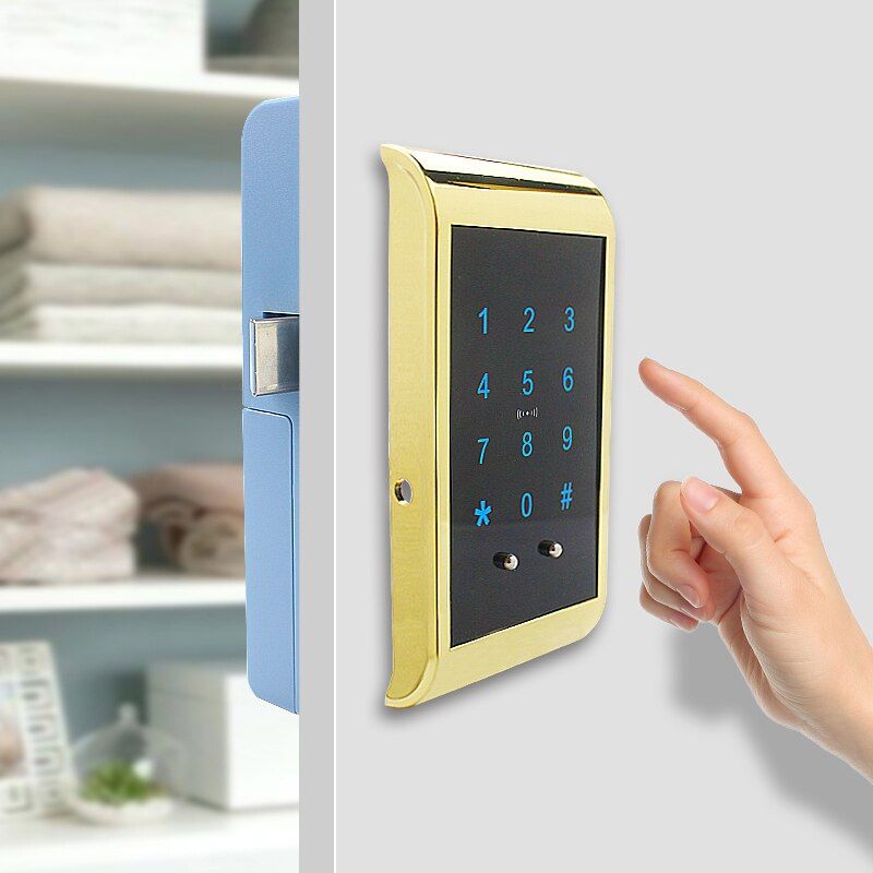 Smart Electronic Lock Pas Drawer Storage Cabinet Door Lock Induction File Cabinet Lock Jewelry Showcase Electric Lock