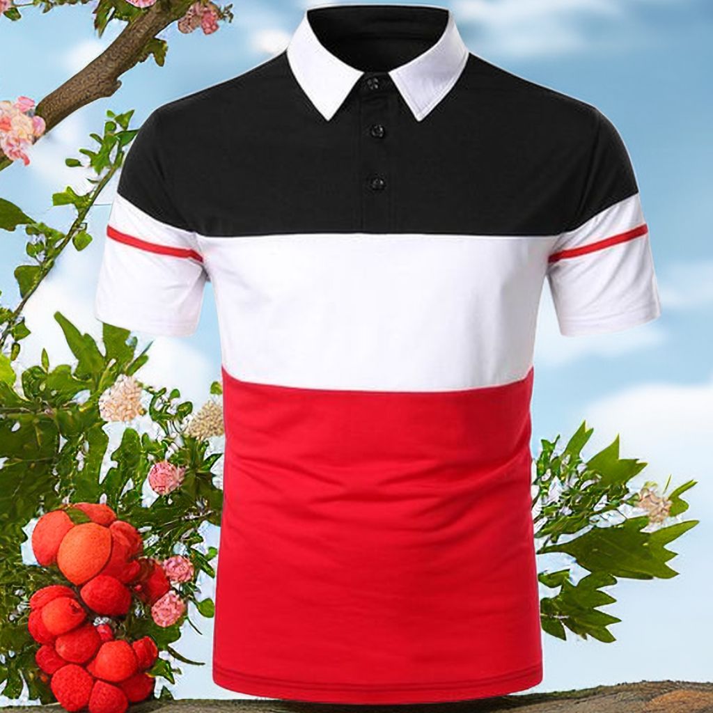 Mens Office Polos Shirts Casual Joggers Tshirt