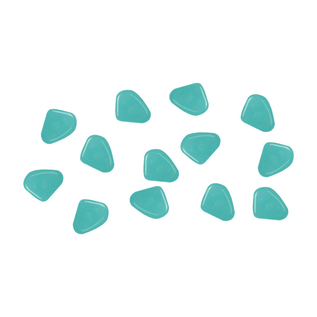 200Pcs Gravel Rocks   Flower Pots Color Stones Light Blue