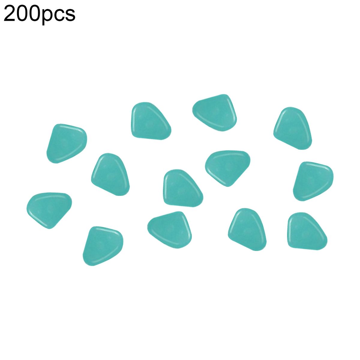 200Pcs Gravel Rocks   Flower Pots Color Stones Light Blue