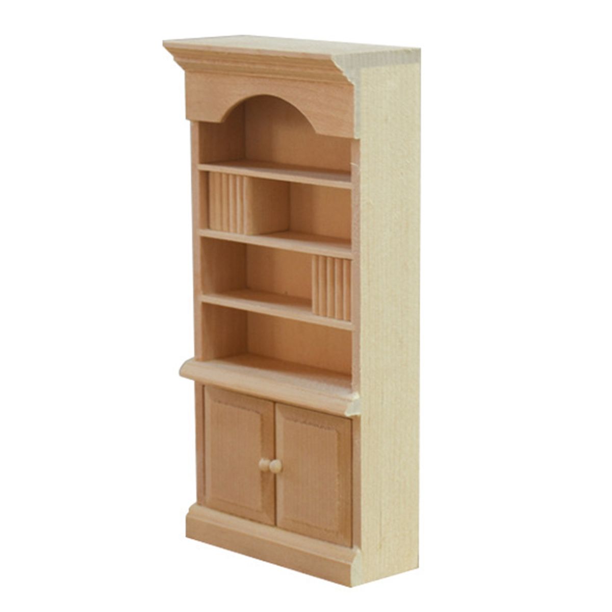 1/12 Dollhouse Miniature Wooden Bookshelf For Dollhouse
