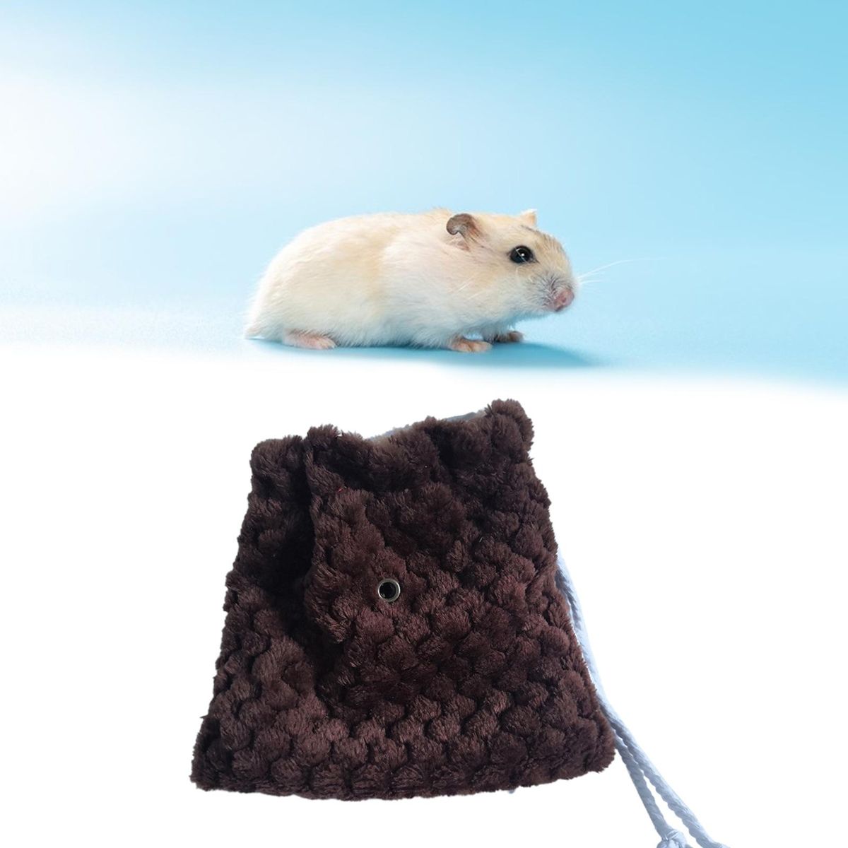 Hamster Harness Bag Small Pet Carrying Bag Coffee