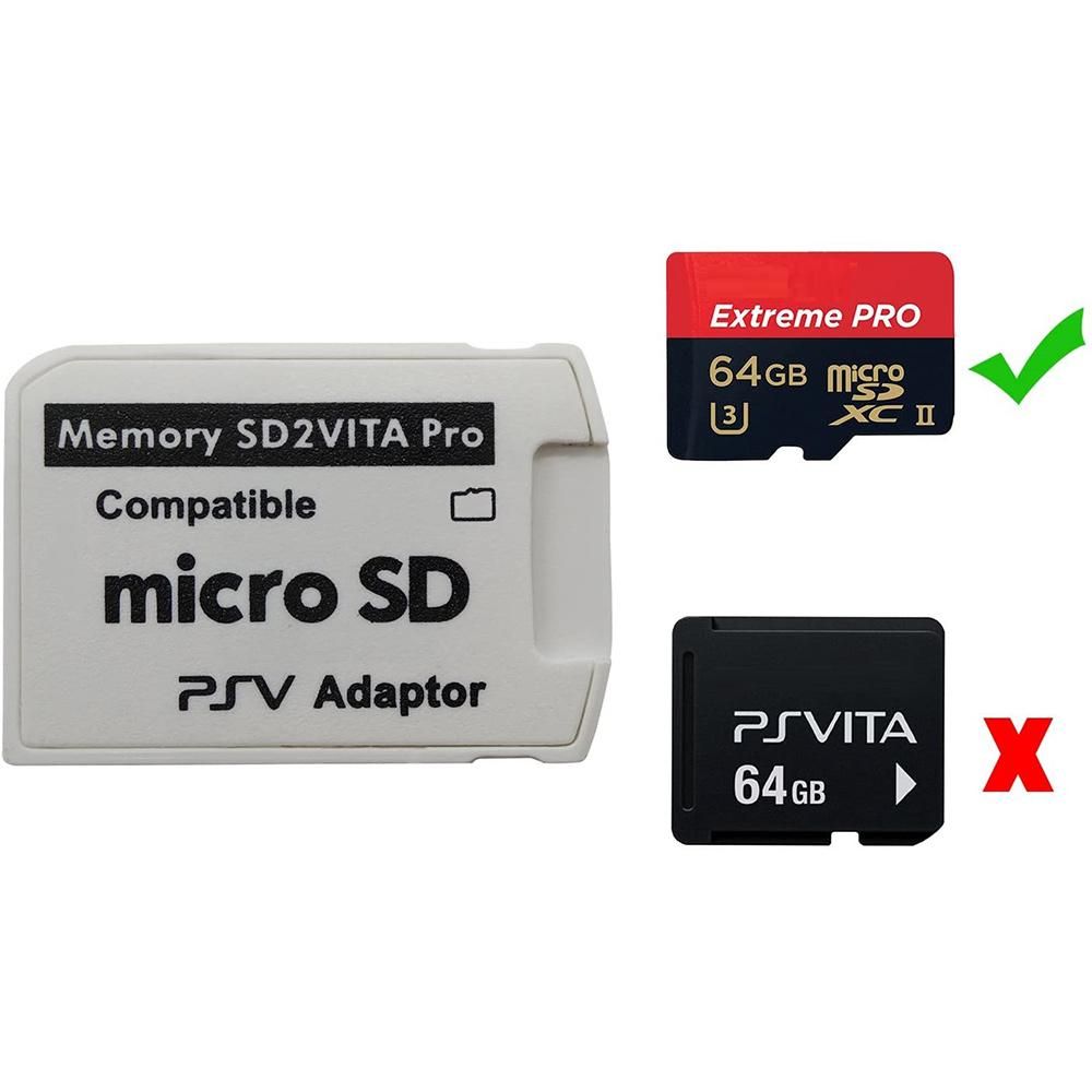 SD2Vita 5.0 Memory Card Adapter, for PS Vita PSVSD Micro-SD