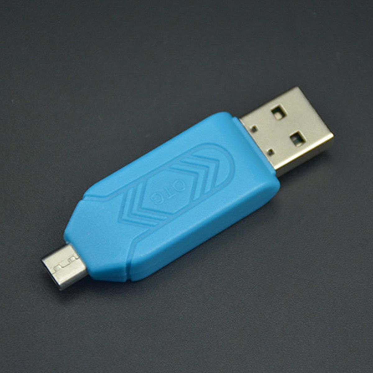 Storage Card Reader USB 2.0 TF SD-Card Smart Card Reader Adapter Blue