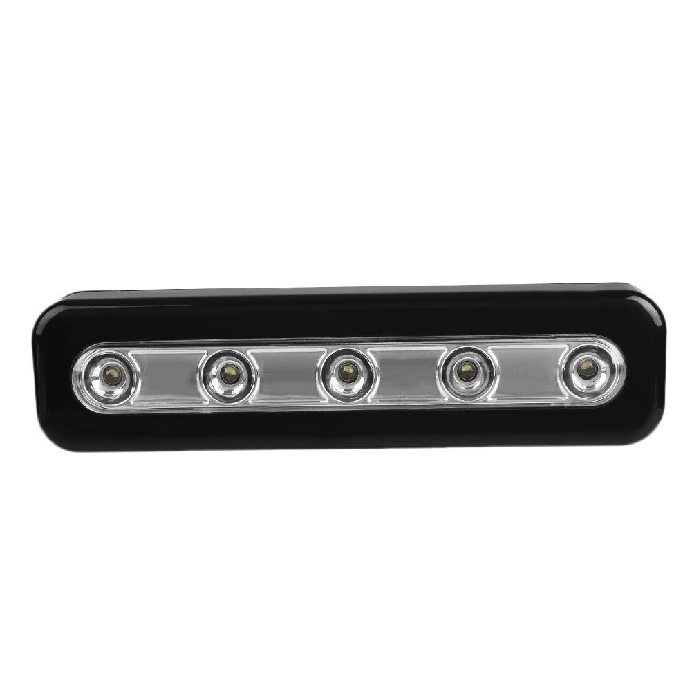 Touch-sensitive Control 5Pcs LED Under Cabinet-Black