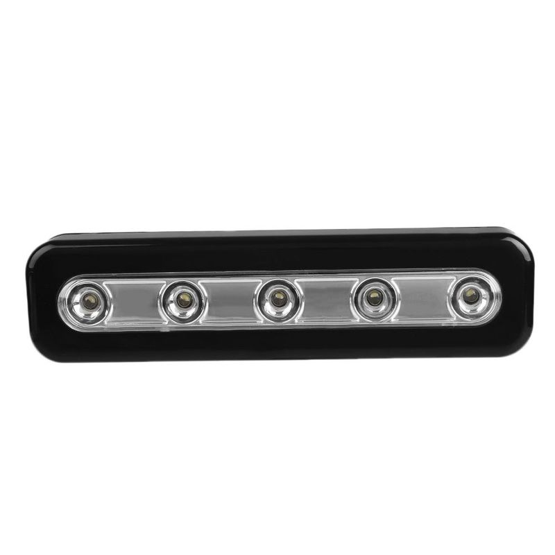 Touch-sensitive Control 5Pcs LED Under Cabinet-Black