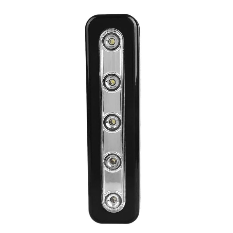 Touch-sensitive Control 5Pcs LED Under Cabinet-Black