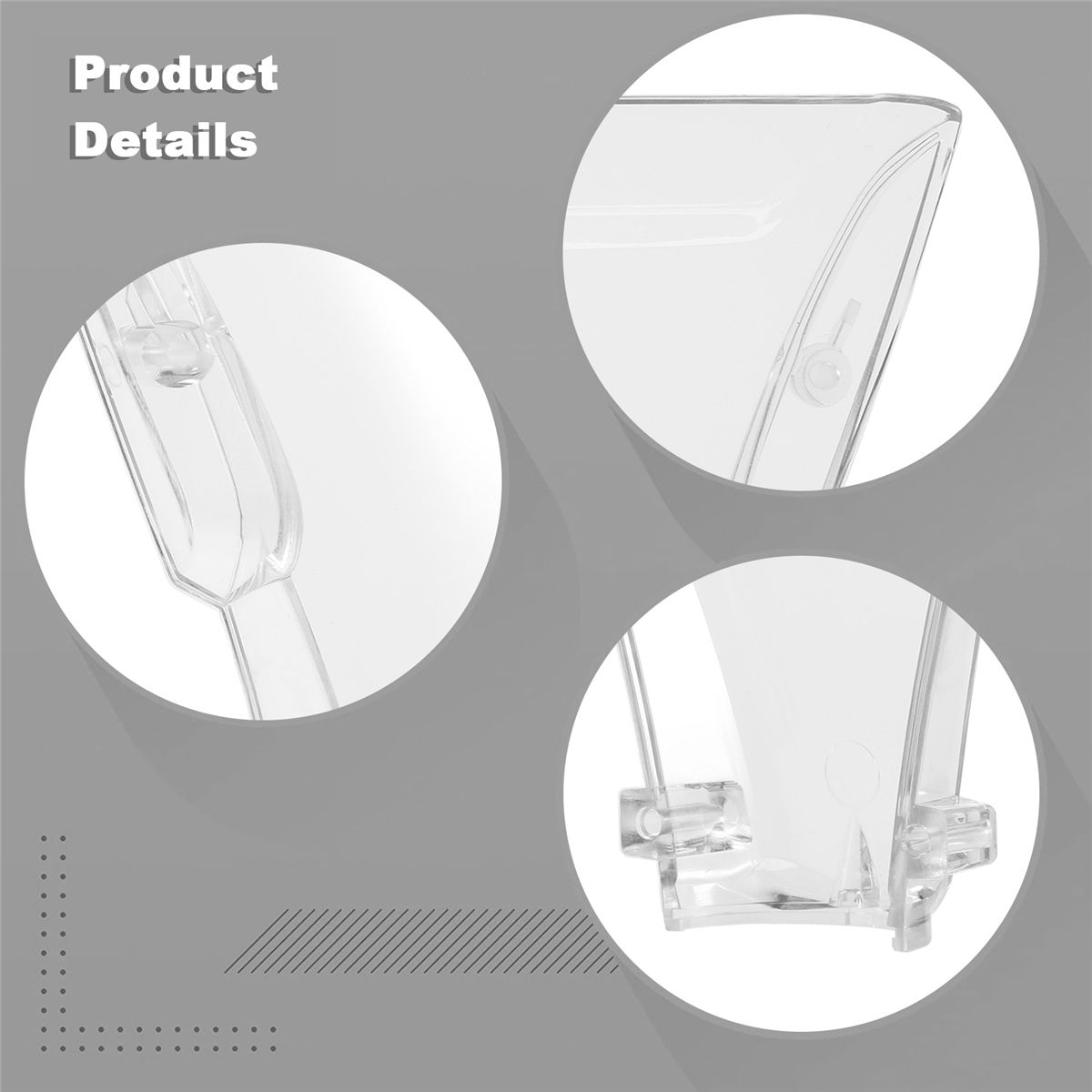 2PCS Transparent Cover for Puzzi 10/1 10/2 8/1 Replacement U