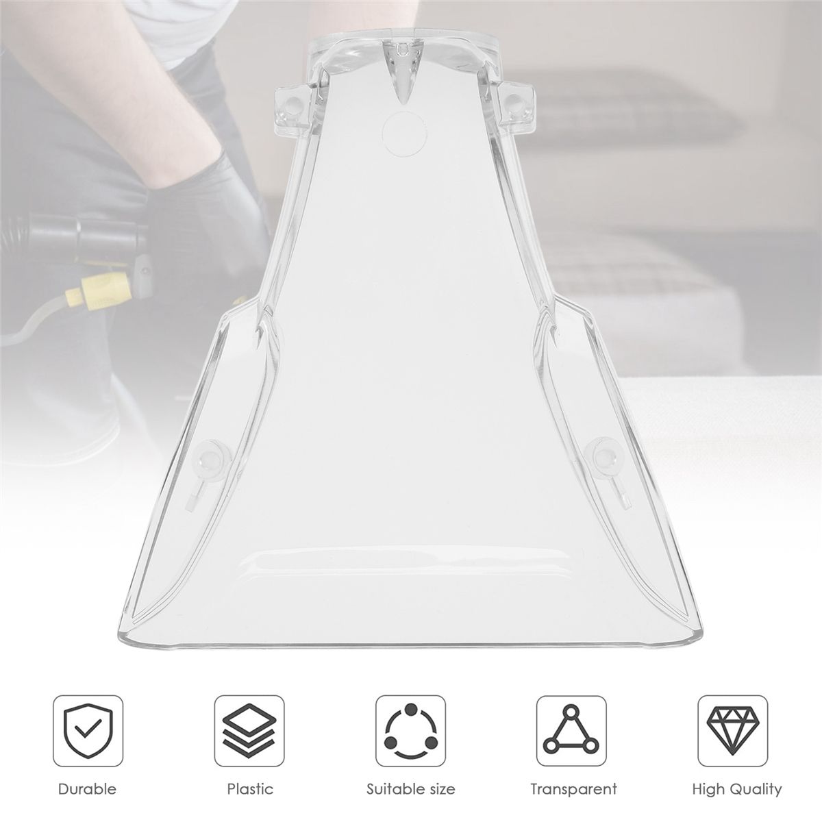 2PCS Transparent Cover for Puzzi 10/1 10/2 8/1 Replacement U