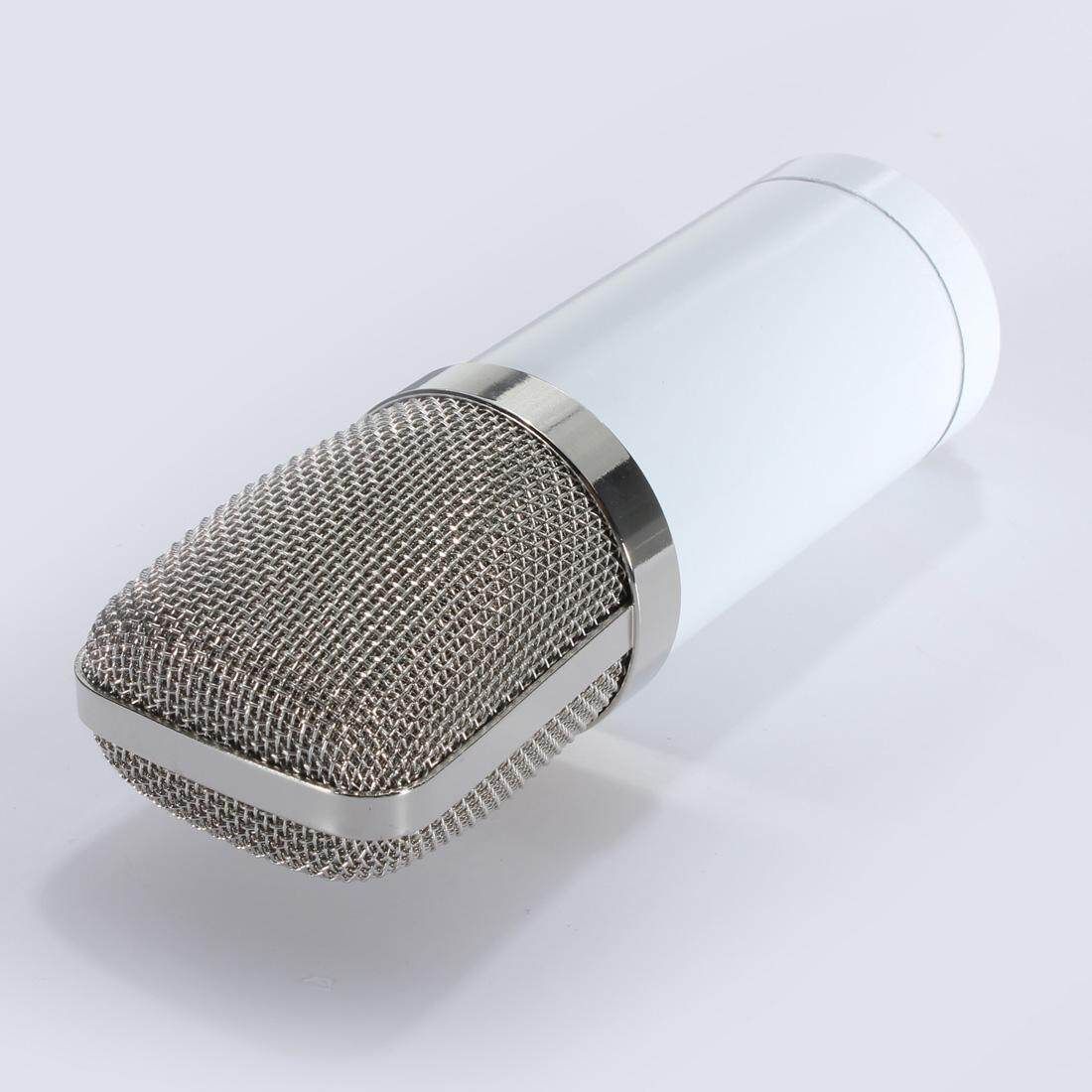 1x Pro BM700 Dynamic Microphone + Shock Mount Sound Studio Recording Mic Dynamic White White