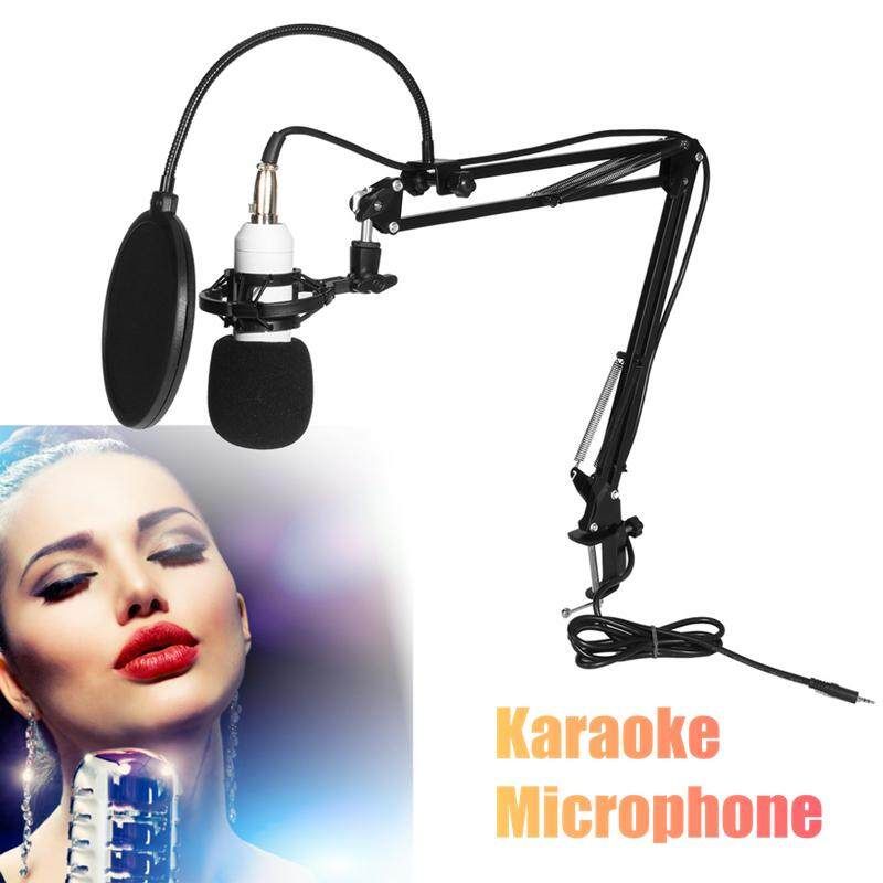 BM-800 Computer Wired Recording Microphone Shock Mount Set Sound Studio Audio