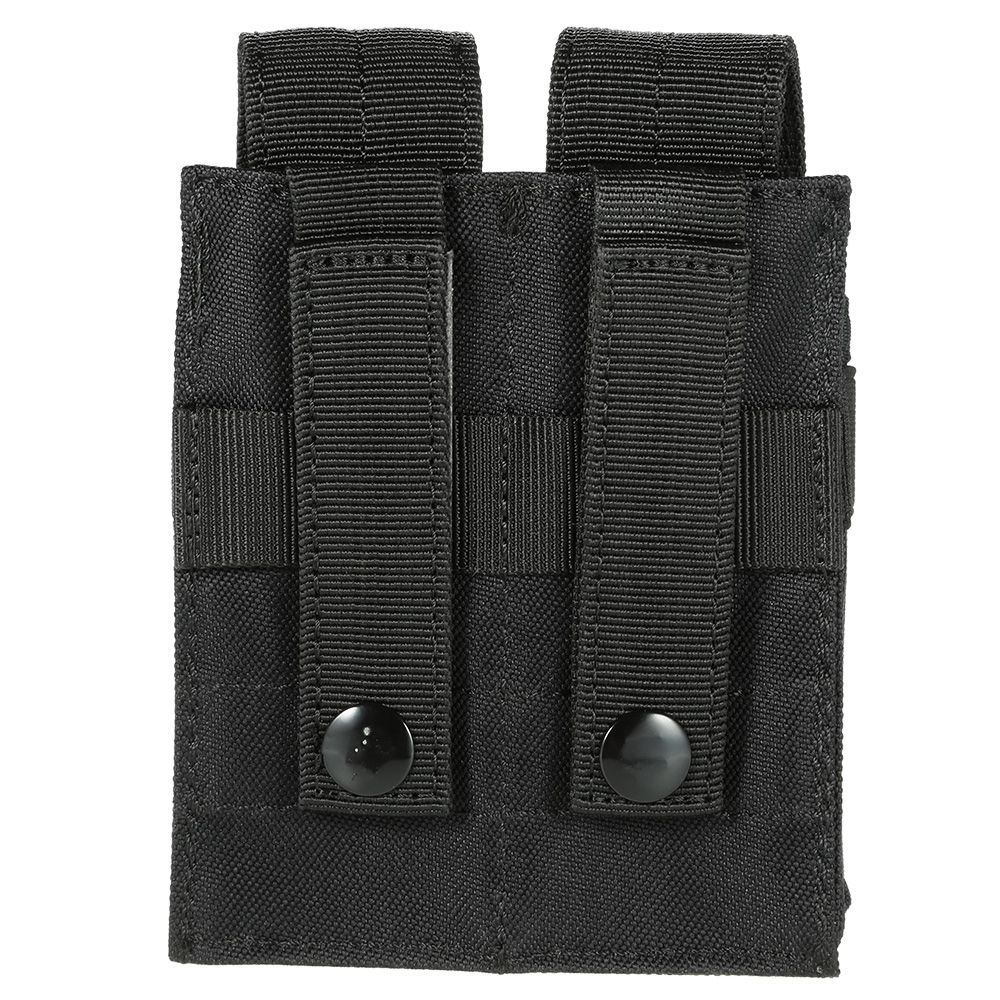 Abay 9mm  Double Molle Magazine Pouch Flashlight Holder Airsoft Gun Accessories Hunting Waist Belt Mag Bag SAB