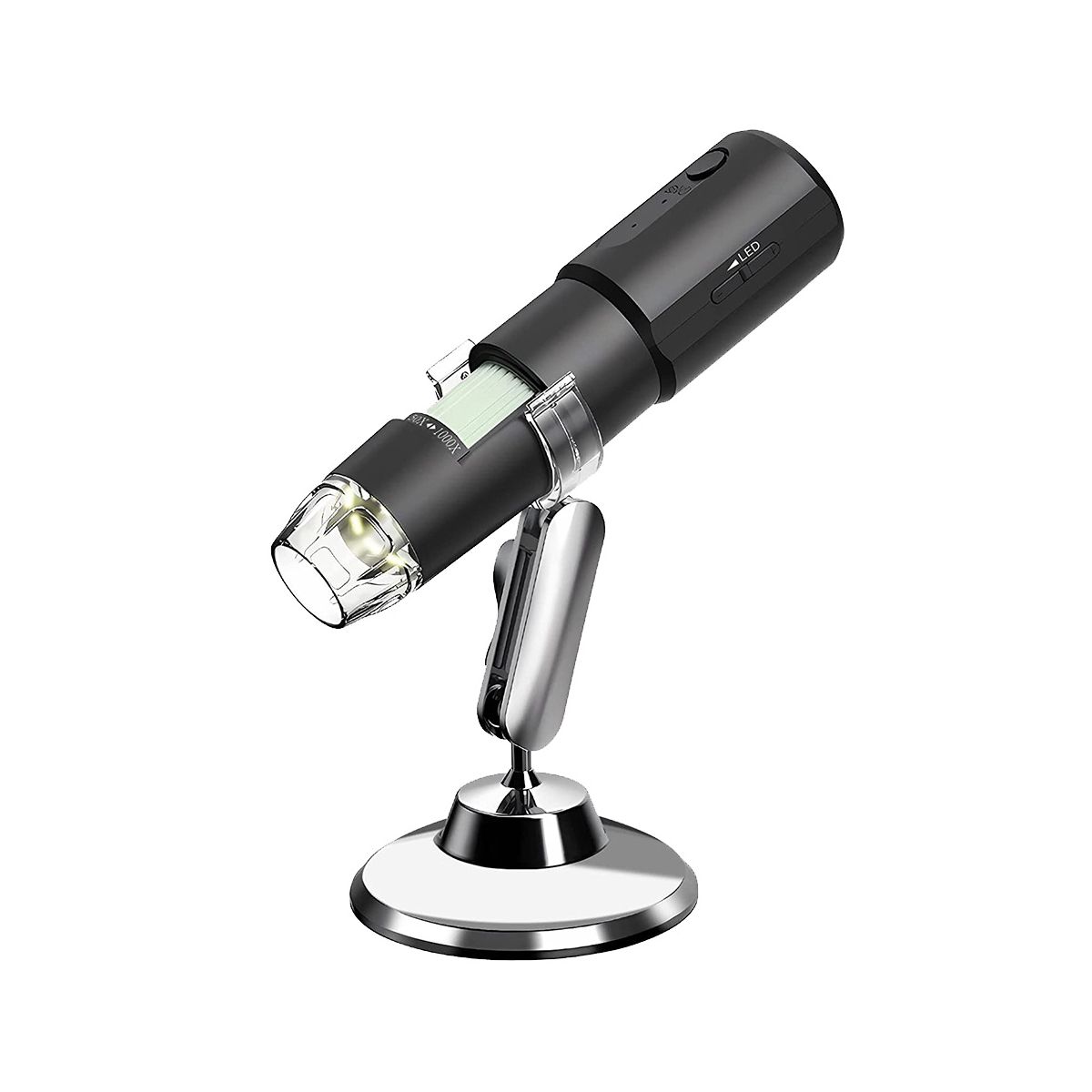 Wireless Digital Microscope Compatible with Laptop Windows Mobile Phone ComputerBlack