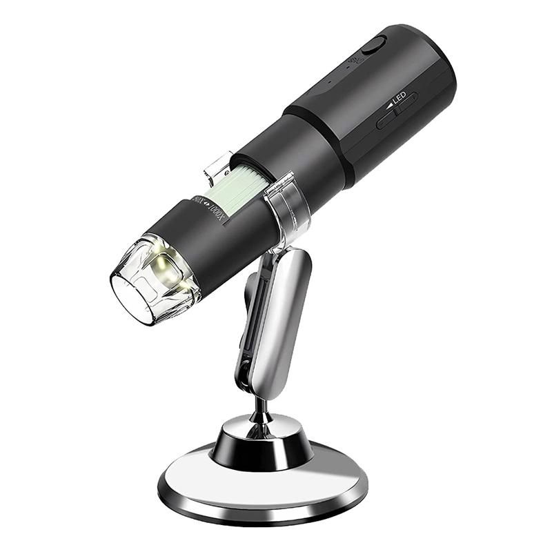 Wireless Digital Microscope Compatible with Laptop Windows Mobile Phone ComputerBlack