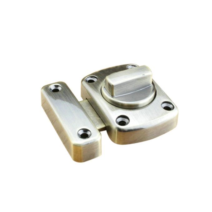 BATHROOM TOILET DOOR LOCK Cabinet Turn Bolt Privacy Bronze Size S