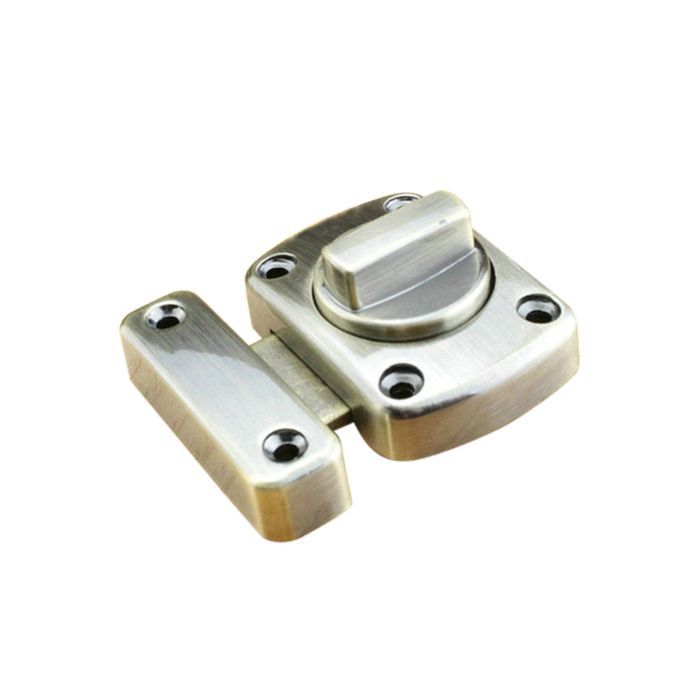 BATHROOM TOILET DOOR LOCK Cabinet Turn Bolt Privacy Bronze Size S
